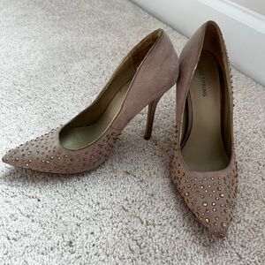 Aldo Women's Studded Tan Heels